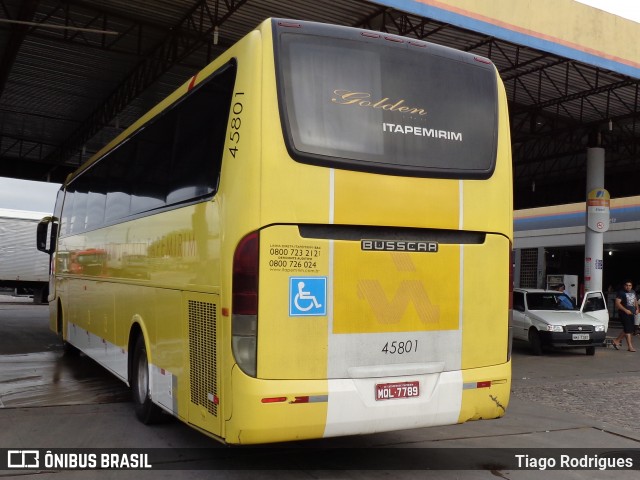 Viação Itapemirim 45801 na cidade de Arcoverde, Pernambuco, Brasil, por Tiago Rodrigues. Número da foto: #5999924.