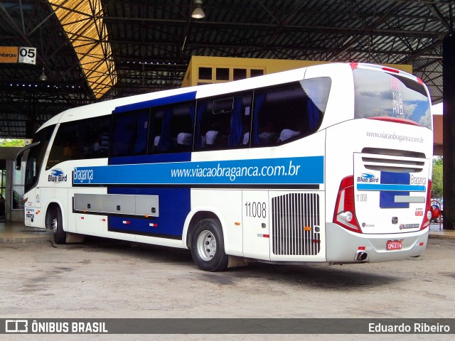 Auto Viação Bragança 11008 na cidade de Varginha, Minas Gerais, Brasil, por Eduardo Ribeiro. ID da foto: 5999577.