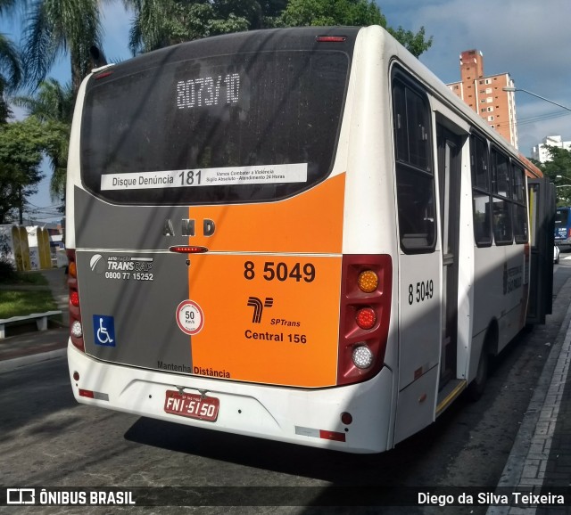 Auto Viação Transcap >> Auto Bless Transportes 8 5049 na cidade de São Paulo, São Paulo, Brasil, por Diego da Silva Teixeira. Número da foto: #6001005.