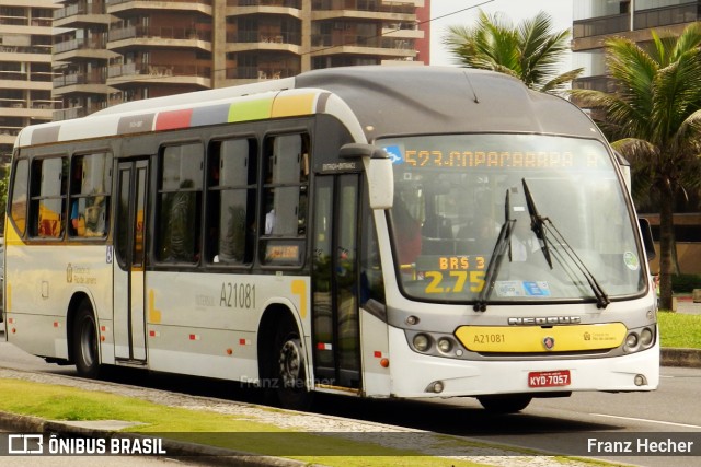 Translitorânea Turística A21081 na cidade de Rio de Janeiro, Rio de Janeiro, Brasil, por Franz Hecher. Número da foto: #6000455.