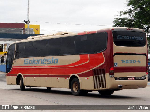 Auto Viação Goianésia 150003-5 na cidade de Goiânia, Goiás, Brasil, por João Victor. ID da foto: 6002003.