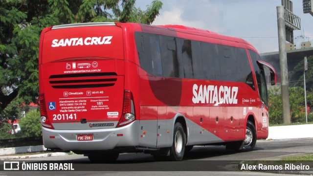 Viação Santa Cruz 201141 na cidade de São Paulo, São Paulo, Brasil, por Alex Ramos Ribeiro. ID da foto: 6002626.