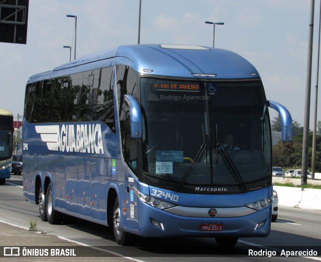 Viação Águia Branca 32440 na cidade de São Paulo, São Paulo, Brasil, por Rodrigo  Aparecido. Número da foto: #6002588.