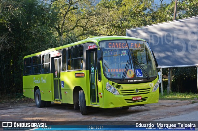Viação Paraíso Verde 01 na cidade de Guapimirim, Rio de Janeiro, Brasil, por Eduardo  Marques Teixeira. Número da foto: #6001396.