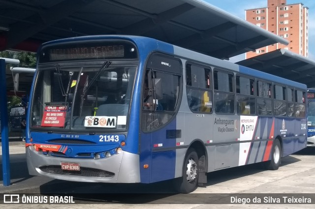 Viação Osasco 21.143 na cidade de São Paulo, São Paulo, Brasil, por Diego da Silva Teixeira. Número da foto: #6001820.
