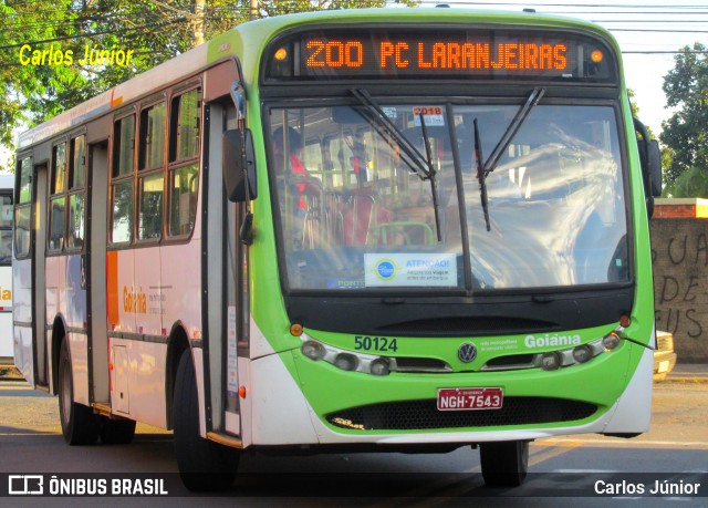 Rápido Araguaia 50124 na cidade de Goiânia, Goiás, Brasil, por Carlos Júnior. ID da foto: 6002301.