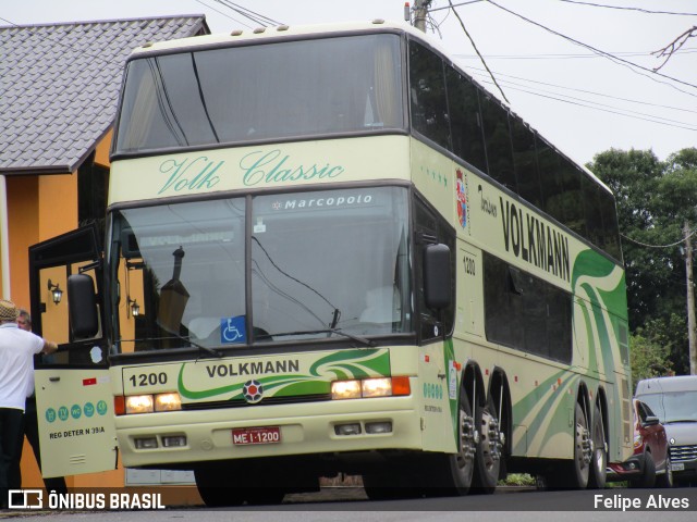 Empresa de Transportes Coletivos Volkmann 1200 na cidade de Nova Petrópolis, Rio Grande do Sul, Brasil, por Felipe Alves. ID da foto: 6003937.