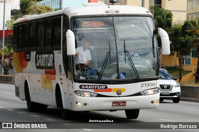 Saritur - Santa Rita Transporte Urbano e Rodoviário 21300 na cidade de Belo Horizonte, Minas Gerais, Brasil, por Rodrigo Barraza. ID da foto: 6003142.