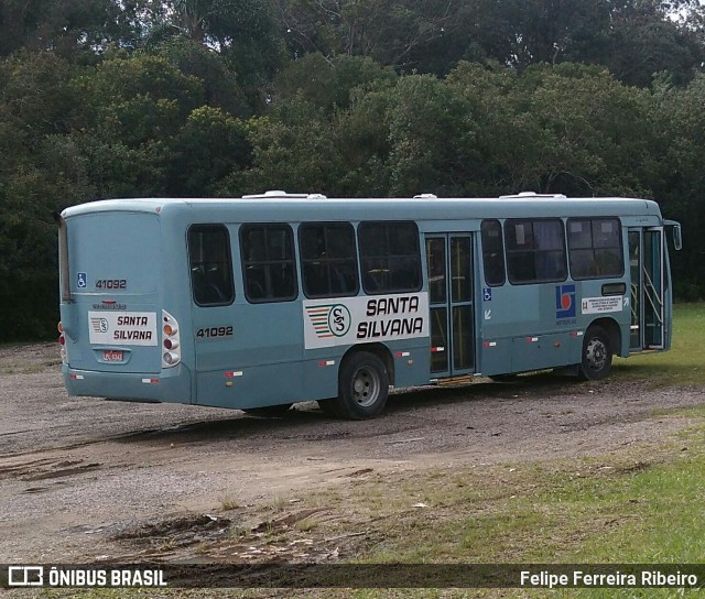 Empresa de Transportes Santa Silvana 41092 na cidade de Brasil, por Felipe Ferreira Ribeiro. ID da foto: 6006654.