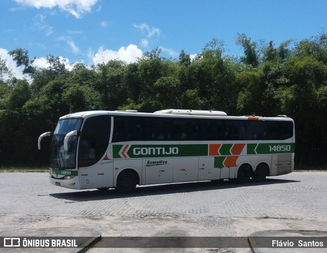 Empresa Gontijo de Transportes 14850 na cidade de Cruz das Almas, Bahia, Brasil, por Flávio  Santos. Número da foto: #6004564.