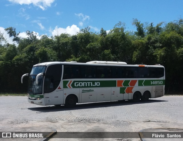 Empresa Gontijo de Transportes 14850 na cidade de Cruz das Almas, Bahia, Brasil, por Flávio  Santos. ID da foto: 6004564.