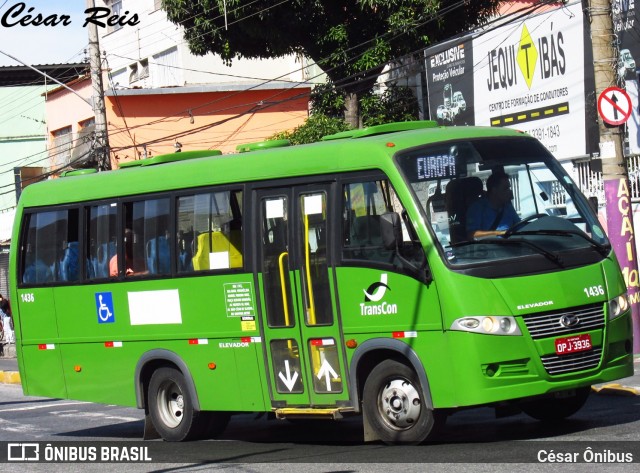 Empresa São Gonçalo 1436 na cidade de Contagem, Minas Gerais, Brasil, por César Ônibus. ID da foto: 6005485.