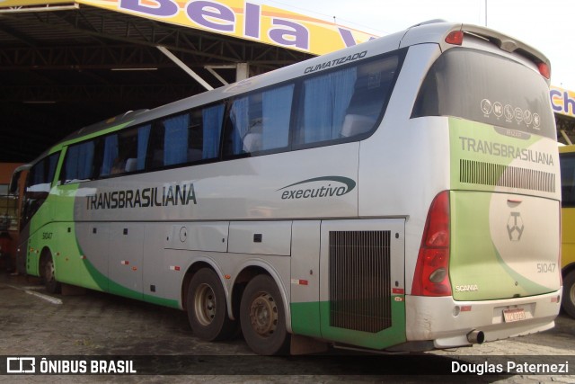 Transbrasiliana Transportes e Turismo 51047 na cidade de Uruaçu, Goiás, Brasil, por Douglas Paternezi. ID da foto: 6005064.