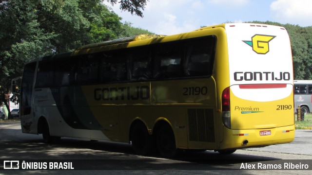 Empresa Gontijo de Transportes 21190 na cidade de São Paulo, São Paulo, Brasil, por Alex Ramos Ribeiro. ID da foto: 6006510.