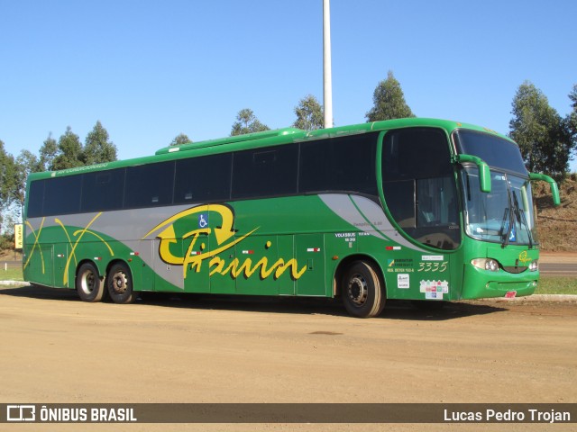 Transporte e Turismo Tiquin 3335 na cidade de Nonoai, Rio Grande do Sul, Brasil, por Lucas Pedro Trojan. ID da foto: 6005145.