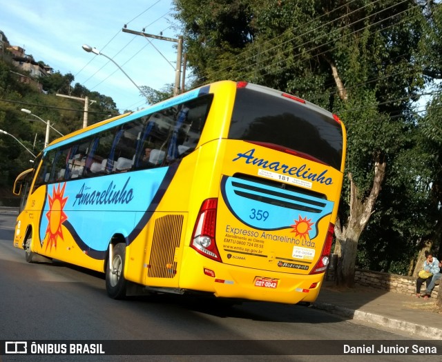 Expresso Amarelinho 359 na cidade de Ouro Preto, Minas Gerais, Brasil, por Daniel Junior Sena. Número da foto: #6005978.