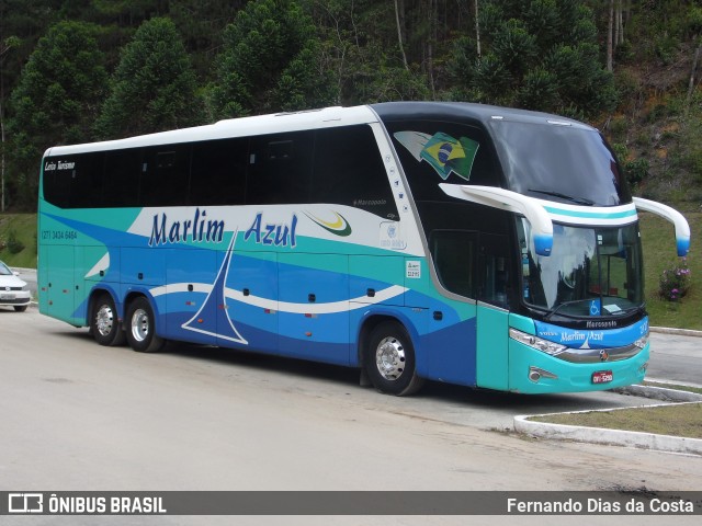 Marlim Azul Turismo 2127 na cidade de Domingos Martins, Espírito Santo, Brasil, por Fernando Dias da Costa. Número da foto: #6004688.