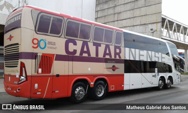 Auto Viação Catarinense 3736 na cidade de Campinas, São Paulo, Brasil, por Matheus Gabriel dos Santos. ID da foto: 6005501.