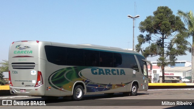 Viação Garcia 7306 na cidade de Londrina, Paraná, Brasil, por Milton Ribeiro. ID da foto: 6006366.