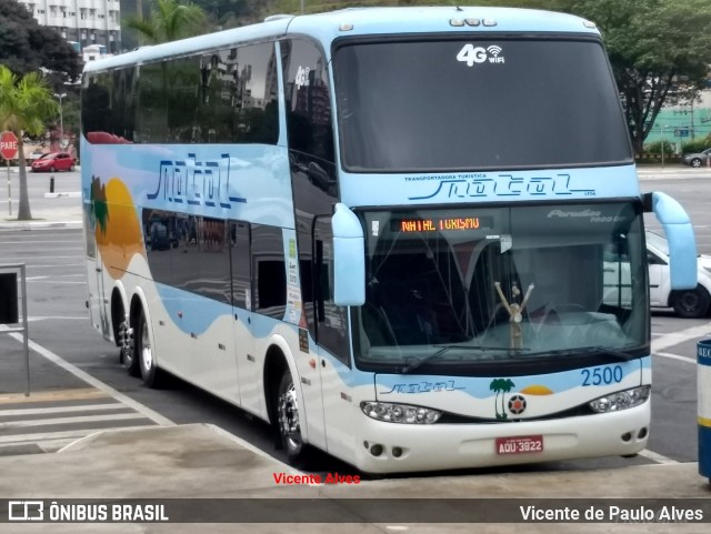 Transportadora Turística Natal 2500 na cidade de Aparecida, São Paulo, Brasil, por Vicente de Paulo Alves. Número da foto: #6004987.