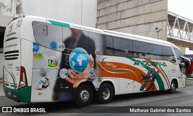 Empresa de Transportes Andorinha 7203 na cidade de Campinas, São Paulo, Brasil, por Matheus Gabriel dos Santos. Número da foto: #6005567.