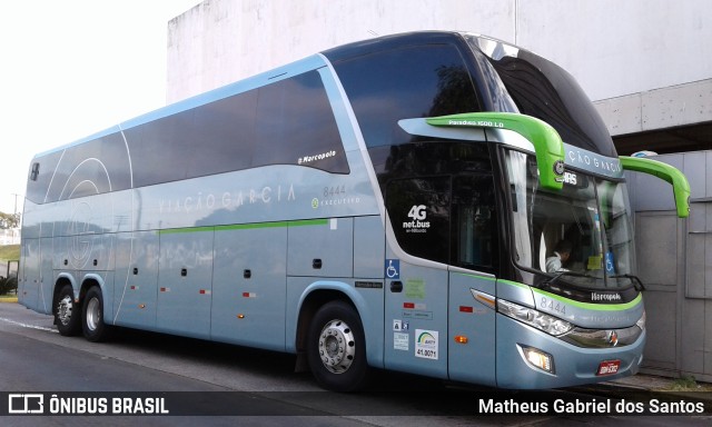 Viação Garcia 8444 na cidade de Campinas, São Paulo, Brasil, por Matheus Gabriel dos Santos. Número da foto: #6005545.