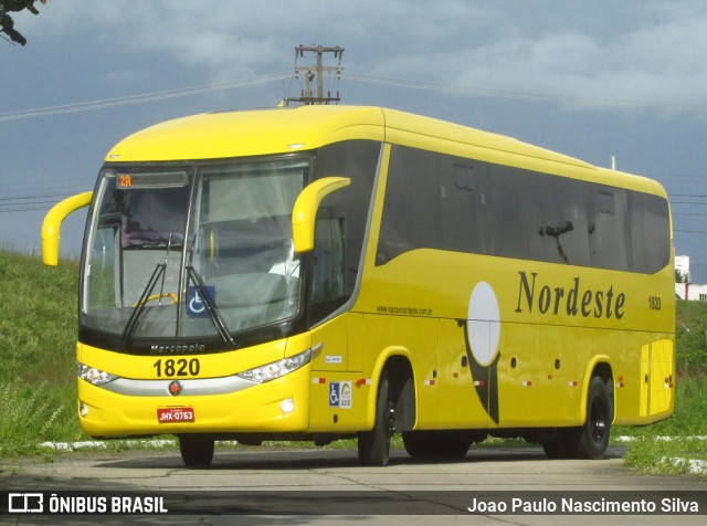 Viação Nordeste 1820 na cidade de Natal, Rio Grande do Norte, Brasil, por Joao Paulo Nascimento Silva. ID da foto: 6006707.