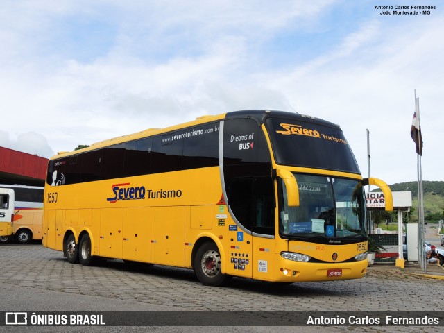 Severo Turismo 1550 na cidade de João Monlevade, Minas Gerais, Brasil, por Antonio Carlos Fernandes. Número da foto: #6007247.
