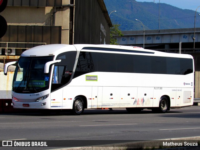 Costa Verde Transportes RJ 217.000 na cidade de Rio de Janeiro, Rio de Janeiro, Brasil, por Matheus Souza. Número da foto: #6008196.