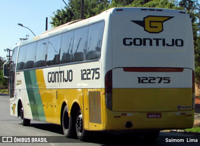 Empresa Gontijo de Transportes 12275 na cidade de Guarapari, Espírito Santo, Brasil, por Saimom  Lima. Número da foto: #6007644.