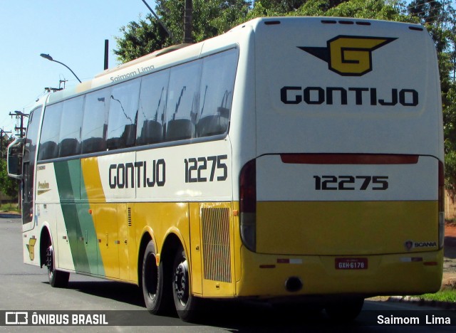 Empresa Gontijo de Transportes 12275 na cidade de Guarapari, Espírito Santo, Brasil, por Saimom  Lima. ID da foto: 6007644.