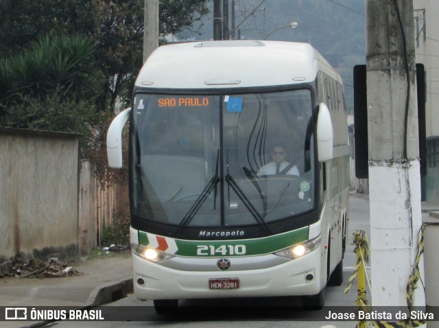 Empresa Gontijo de Transportes 21410 na cidade de Coronel Fabriciano, Minas Gerais, Brasil, por Joase Batista da Silva. ID da foto: 6006789.