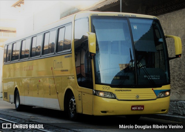 Viação Itapemirim 9701 na cidade de Rio de Janeiro, Rio de Janeiro, Brasil, por Márcio Douglas Ribeiro Venino. ID da foto: 6006770.