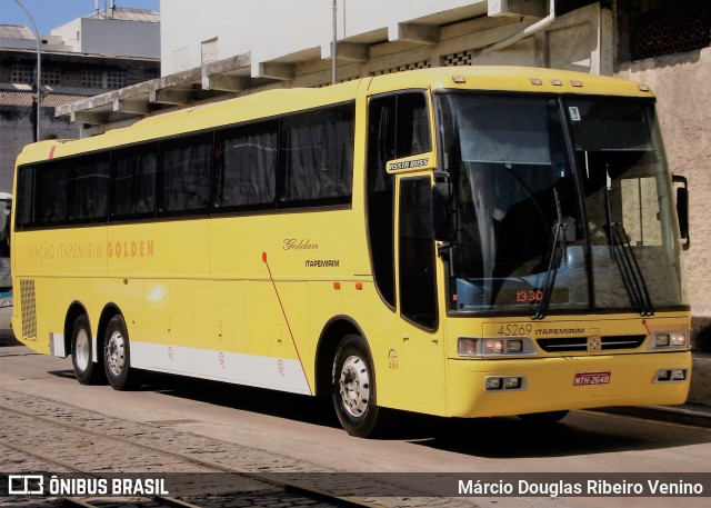 Viação Itapemirim 45269 na cidade de Rio de Janeiro, Rio de Janeiro, Brasil, por Márcio Douglas Ribeiro Venino. ID da foto: 6006807.