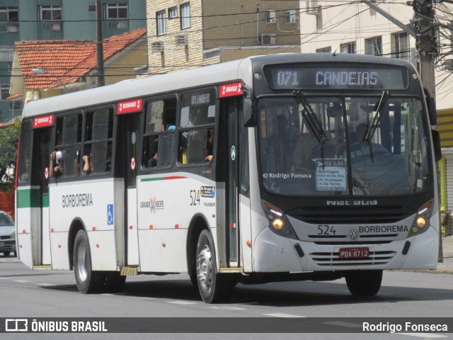 Borborema Imperial Transportes 524 na cidade de Recife, Pernambuco, Brasil, por Rodrigo Fonseca. Número da foto: #6007786.