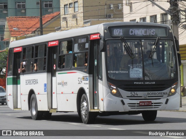 Borborema Imperial Transportes 524 na cidade de Recife, Pernambuco, Brasil, por Rodrigo Fonseca. ID da foto: 6007786.