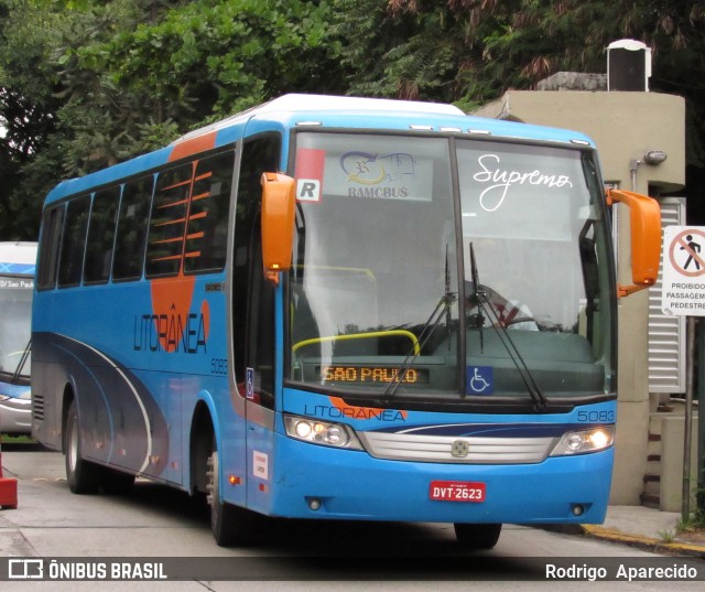 Litorânea Transportes Coletivos 5083 na cidade de Sabará, Minas Gerais, Brasil, por Rodrigo  Aparecido. ID da foto: 6007864.