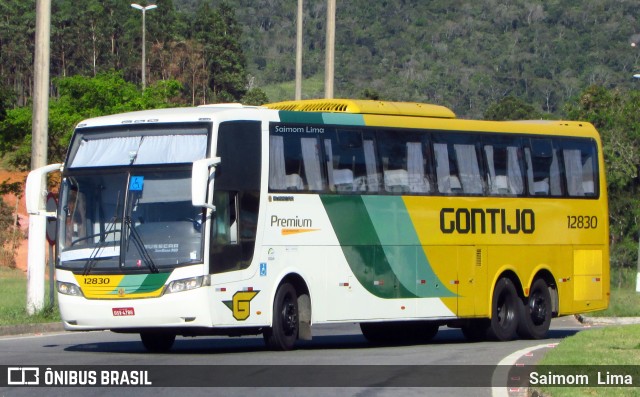 Empresa Gontijo de Transportes 12830 na cidade de Guarapari, Espírito Santo, Brasil, por Saimom  Lima. ID da foto: 6007647.