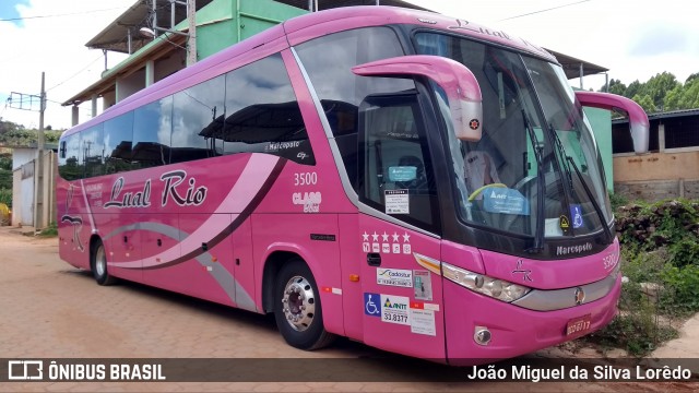 Lual Rio Turismo e Fretamento 3500 na cidade de Paula Cândido, Minas Gerais, Brasil, por João Miguel da Silva Lorêdo. Número da foto: #6009526.