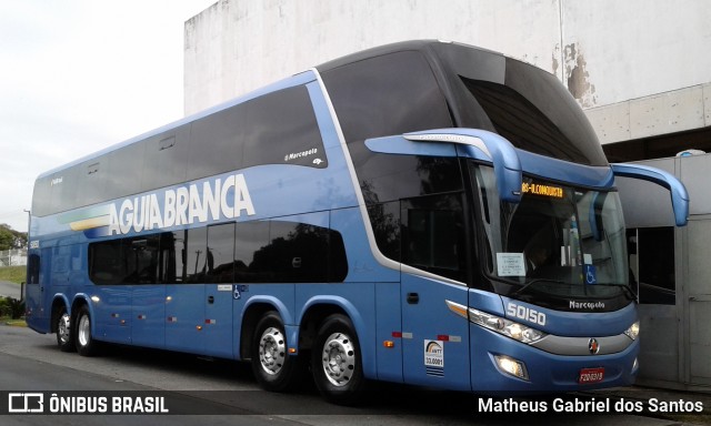 Viação Águia Branca 50150 na cidade de Campinas, São Paulo, Brasil, por Matheus Gabriel dos Santos. ID da foto: 6008523.