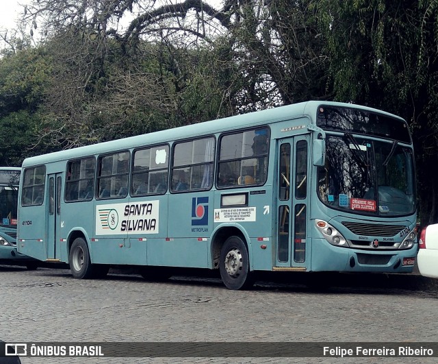 Empresa de Transportes Santa Silvana 41104 na cidade de Brasil, por Felipe Ferreira Ribeiro. ID da foto: 6009309.