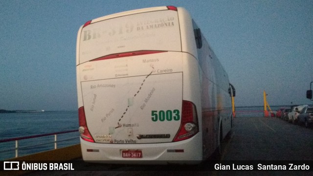 Eucatur - Empresa União Cascavel de Transportes e Turismo 5003 na cidade de Manaus, Amazonas, Brasil, por Gian Lucas  Santana Zardo. Número da foto: #6008392.