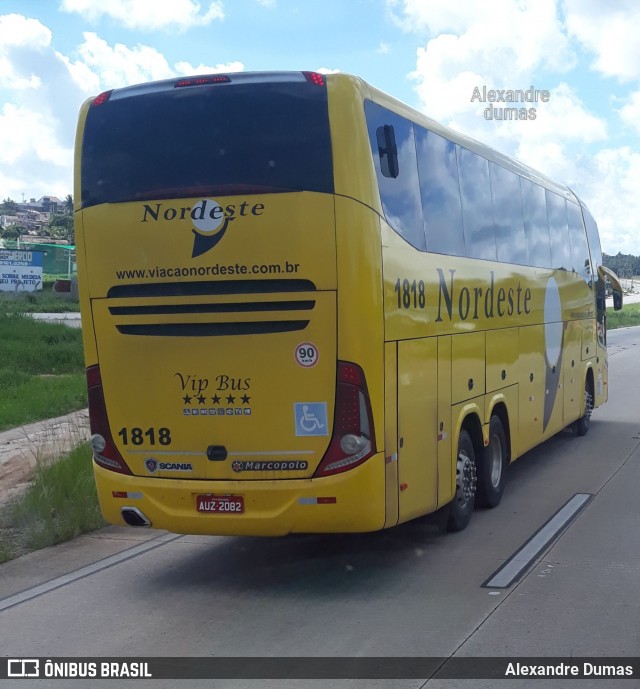Viação Nordeste 1818 na cidade de São José de Mipibu, Rio Grande do Norte, Brasil, por Alexandre Dumas. Número da foto: #6008519.