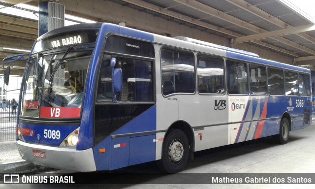 VB Transportes e Turismo 5089 na cidade de Campinas, São Paulo, Brasil, por Matheus Gabriel dos Santos. ID da foto: 6008591.