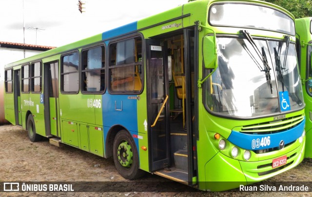 Taguatur - Taguatinga Transporte e Turismo 03406 na cidade de Teresina, Piauí, Brasil, por Ruan Silva Andrade. Número da foto: #6010130.