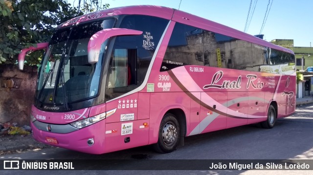 Lual Rio Turismo e Fretamento 3900 na cidade de Nova Iguaçu, Rio de Janeiro, Brasil, por João Miguel da Silva Lorêdo. Número da foto: #6009499.