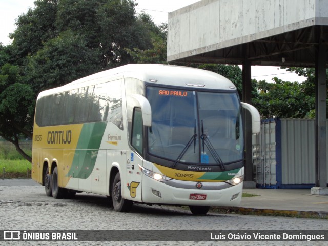 Empresa Gontijo de Transportes 18855 na cidade de Campos dos Goytacazes, Rio de Janeiro, Brasil, por Luis Otávio Vicente Domingues. ID da foto: 6010211.