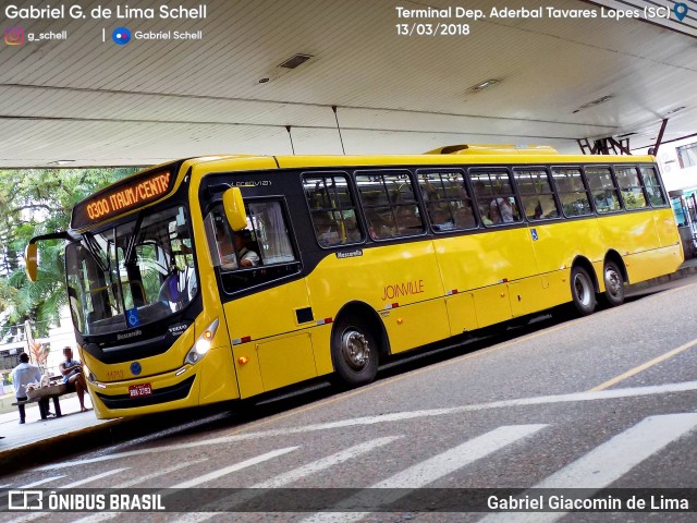 Gidion Transporte e Turismo 11713 na cidade de Joinville, Santa Catarina, Brasil, por Gabriel Giacomin de Lima. ID da foto: 6009999.