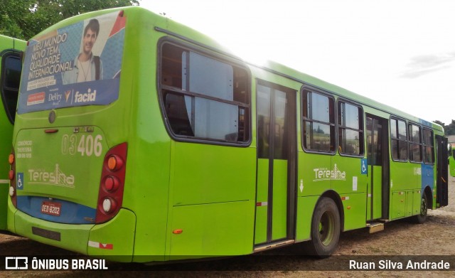 Taguatur - Taguatinga Transporte e Turismo 03406 na cidade de Teresina, Piauí, Brasil, por Ruan Silva Andrade. Número da foto: #6010141.