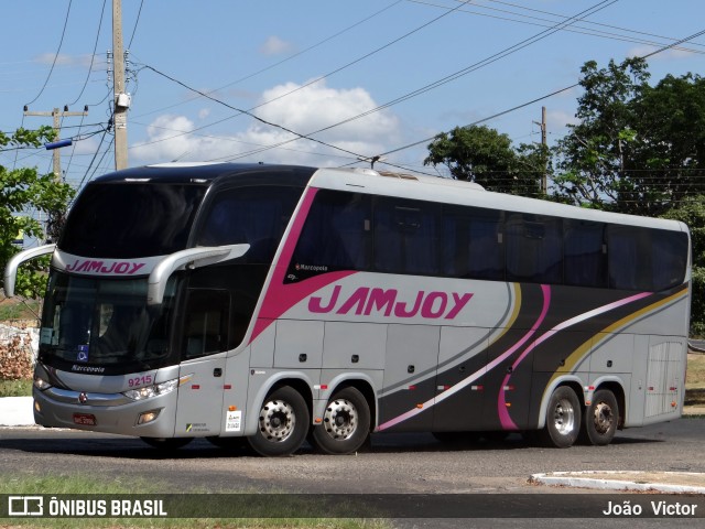 Viação Jam Joy 9215 na cidade de Teresina, Piauí, Brasil, por João Victor. ID da foto: 6010265.